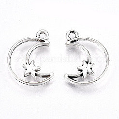 Colgantes de la aleación de estilo tibetano&nbsp;X-TIBE-S323-035AS-RS