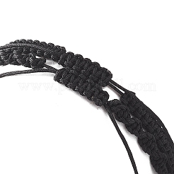 2pcs 2 Stil Naturperlen geflochtene Perlenarmbänder Set mit Nylonschnur für Frauen&nbsp;BJEW-JB09141-02