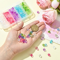 200 Stück 20 Stile transparente Acrylperlen-Sets&nbsp;TACR-YW0002-38