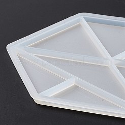 Diy dreieck & trapezoid & rhombus tangram stücke zeigen dekoration silikonformen&nbsp;LS-DIY-G067-05D