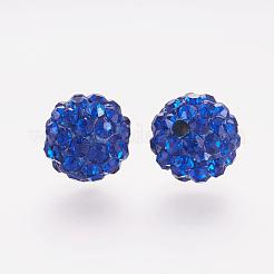 Polymer Ton Strass Perlen&nbsp;RB-K050-8mm-C19