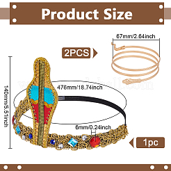 Set di accessori per costumi egiziani&nbsp;AJEW-WH0270-837