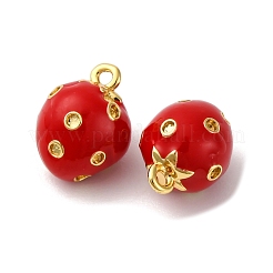Messing Emaille Anhänger / charms&nbsp;KK-I276-27G-02