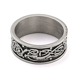 Anello in acciaio inossidabile 304&nbsp;RJEW-B055-03AS-11