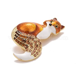 Strass-Fuchs-Abzeichen&nbsp;JEWB-E013-05G-03