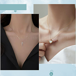 20 collana con catena in ottone da 1 mm&nbsp;MAK-BBC0001-20