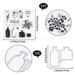 1 Stück transparente Silikonstempel&nbsp;DIY-CP0009-57