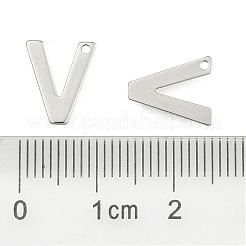 Dijes de letras de acero inoxidable 304 resistentes al deslustre&nbsp;LS-STAS-O072-V