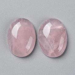 Rosa naturale cabochon di quarzo&nbsp;X-G-L553-41