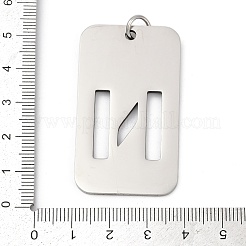 Pendentifs en acier inoxydable 304&nbsp;STAS-M115-01P-N