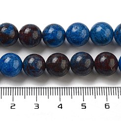 Natürliche blaue Opal Perlen Stränge&nbsp;G-H045-A02-6MM