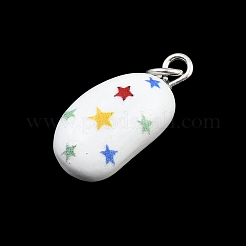 Pendentifs d'émail en laiton &nbsp;KK-CBA10BC-03D
