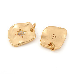 Colgante micropavé cubic zirconia de latón&nbsp;KK-I672-47G