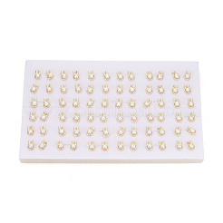 Ohrstecker aus Messing und Naturperlen&nbsp;PEAR-N020-WX05