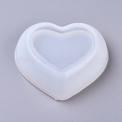 Moules en silicone plat coeur bricolage&nbsp;DIY-G014-19