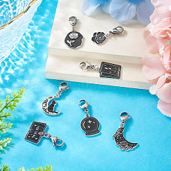 7 Stück 7 Stile DIY Legierung Emaille Anhänger Dekorationen Herstellung Kits&nbsp;FIND-TA0009-04