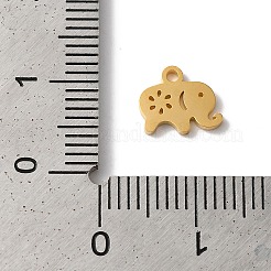 Ciondoli in acciaio inossidabile 304 con placcatura sotto vuoto pvd&nbsp;LS-STAS-L081-013G