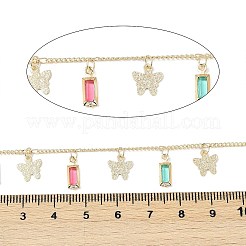 Catene in ottone e vetro fatte a mano&nbsp;CHC-Z001-05KCG