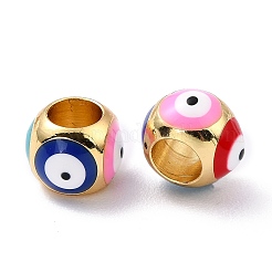 Vraies perles européennes en laiton plaqué 18k or véritable&nbsp;KK-A155-28G-A