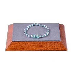 Vassoio di visualizzazione dei braccialetti dei gioielli di pesentation di legno di rettangolo&nbsp;ODIS-P008-17B