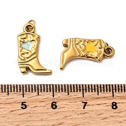 304 Edelstahl-Emaille-Anhänger&nbsp;STAS-B097-26G-03
