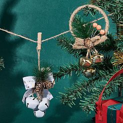2 stücke 2 arten weihnachten glocke anhänger dekorationen&nbsp;HJEW-GF0001-34