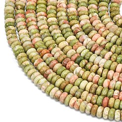 Natur Unakit Perlen Stränge&nbsp;G-P575-A12-4x2mm-02