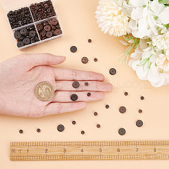 500 brin de perles de noix de coco de 4 styles&nbsp;COCB-AR0001-01