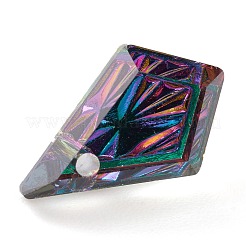 Pendenti con strass in vetro goffrato&nbsp;GLAA-J101-01A-001VO