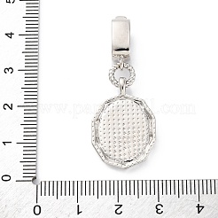 Ottone micro spianare pendenti zirconi&nbsp;KK-S510-45GP-02