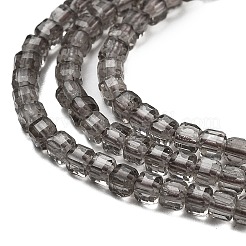 Natürliche Eis Obsidian Perlen Stränge&nbsp;G-H042-B38-01