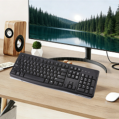 Soporte de teclado de computadora de acrílico&nbsp;ODIS-WH20025-22B-02