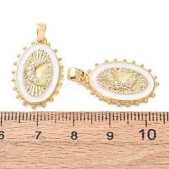 Pendentifs en laiton zircon cubique transparent&nbsp;KK-A304-15G