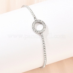 Pulseras de cadena de copa de acero inoxidable 304 para mujer&nbsp;BJEW-D364-01B-P