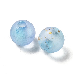 Perles en acrylique transparent mat&nbsp;X1-OACR-F013-13D