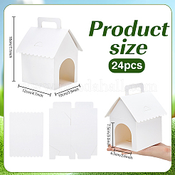 Party-Geschenkboxen aus Papier mit Fenster für Haustiere&nbsp;CON-WH0085-165