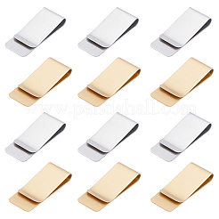 12 clip en acier inoxydable 2 couleurs&nbsp;STAS-UN0026-10