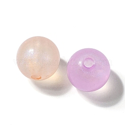 Perline acriliche con placcatura iridescente arcobaleno&nbsp;MACR-YW0002-19C