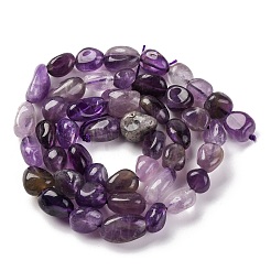 Natürlichen Amethyst Perlen Stränge&nbsp;G-G146-A09-01