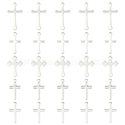 25pcs 5 styles pendentifs en laiton&nbsp;KK-FS0001-51S