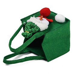 Vliesstoffe Weihnachts-Schneemann-Süßigkeiten-Geschenk-Tragetaschen&nbsp;ABAG-C011-01B