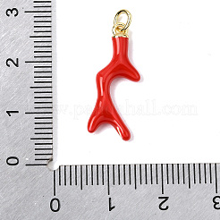 Ciondoli smaltato in ottone&nbsp;KK-H267-001G