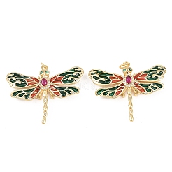Herbstthema Messing Micro Pave Zirkonia Anhänger&nbsp;ZIRC-L100-003G