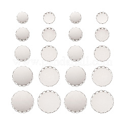 150 stücke 5 arten 316 chirurgischem edelstahl spitze rand lünette tassen&nbsp;STAS-CD0001-09