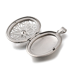 Medaillonanhänger aus 316 Edelstahl&nbsp;STAS-C123-01A-P