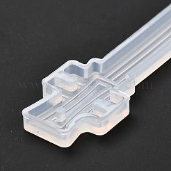 DIY Runde Mondlaute Lesezeichen Silikonformen&nbsp;DIY-F089-02