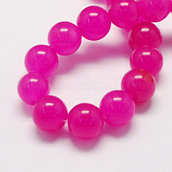 Chapelets de perles de jade naturel&nbsp;G-R165-8mm-11