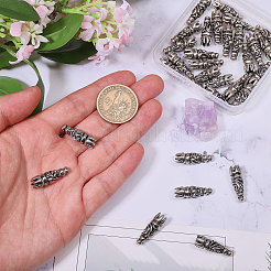 30 pièce de perles vajra dorje en alliage de style tibétain&nbsp;FIND-CA0010-78