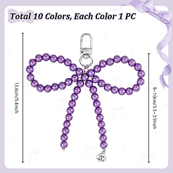 10 pz 10 colori fiocco decorazione pendente acrilico&nbsp;HJEW-PH01952