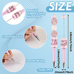 Stylo à bille en plastique à motif de fleur&nbsp;BT-TAC0045-002F